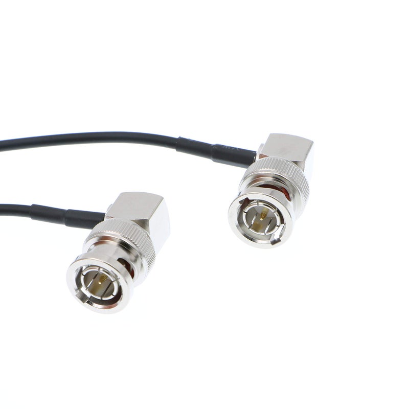 Alvin's Cables 3G SDI Cable BNC to BNC Cable Thin Flexible for Sony FS5| FS7| FX6, for Canon C300, Blackmagic URSA Camera, Atomos Ninja| Shogun Monitor, Right Angle 60CM| 2ft - Image 2